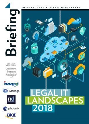 Legal IT landscapes 2018